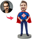 Geschenke für Papa Super Dad Kundenspezifische Bobbleheads addieren Text