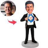 Super Papa Super Mann benutzerdefinierte Bobbleheads