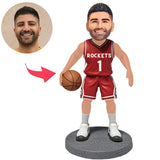 Houston Rockets Fans Basketball Player Kundenspezifische Bobbleheads