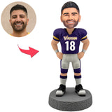 Minnesota Vikings Fans Footballspieler Kundenspezifische Bobbleheads