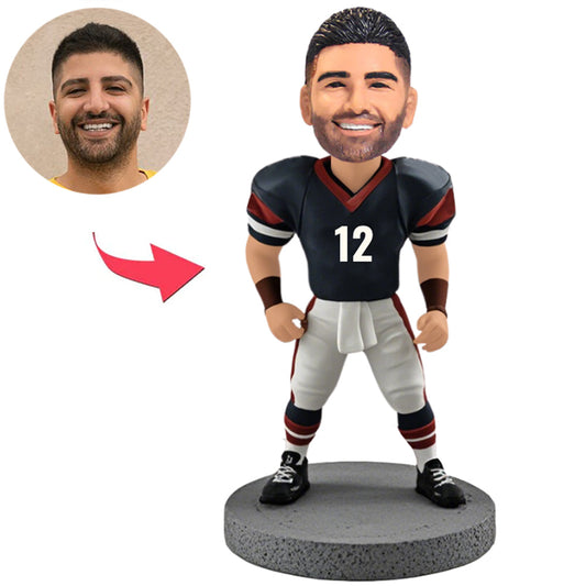#1 Papa Daumen hoch Kundenspezifische Bobbleheads addieren Text
