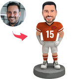 #1 Papa Daumen hoch Kundenspezifische Bobbleheads addieren Text