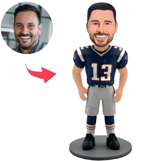 #1 Papa Daumen hoch Kundenspezifische Bobbleheads addieren Text