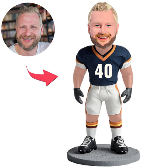 #1 Papa Daumen hoch Kundenspezifische Bobbleheads addieren Text