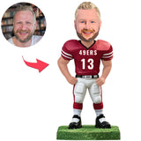 Footballspieler der San Francisco 49ers Kundenspezifische Bobbleheads