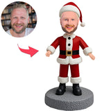 Weihnachtsgeschenke mit offenen Armen des Weihnachtsmanns Kundenspezifische Bobbleheads