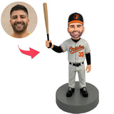 Baltimore Orioles Baseballspieler mit Hut Kundenspezifische Bobbleheads