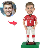 Fans des Footballspielers der San Francisco 49ers Kundenspezifische Bobbleheads