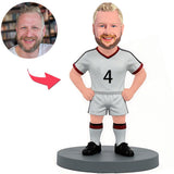 Franz Beckenbauer Nr. 4 Fußballfan Kundenspezifische Bobbleheads