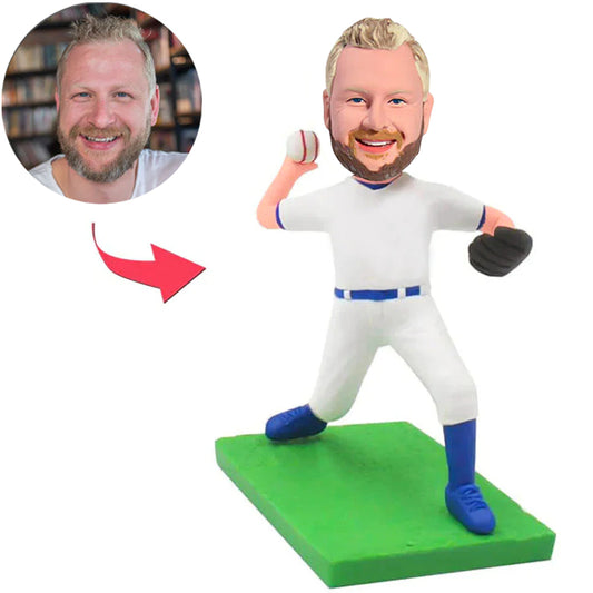 Kundenspezifische Bobbleheads des Athleten addieren Text