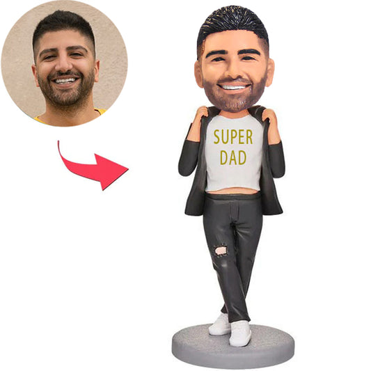 Mode ist super Kundenspezifische Bobbleheads fügen Text hinzu