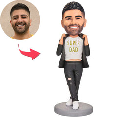 Mode ist super Kundenspezifische Bobbleheads fügen Text hinzu
