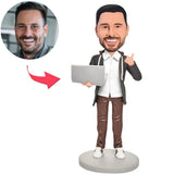Programmierer Kundenspezifische Bobbleheads addieren Text