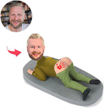 Klopfe auf deinen Arsch Kundenspezifische Bobbleheads addieren Text