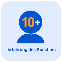 Über 10 Jahre Künstlererfahrung