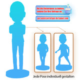 Kundenspezifische Super Beliebt Papa Bobbleheads mit graviertem Text