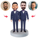 LGBT Kundenspezifische Bobbleheads mit eingraviertem Text