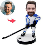 Eishockeyspieler Kundenspezifische Bobbleheads mit graviertem Text