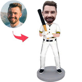 Professioneller Baseballspieler Kundenspezifische Bobbleheads mit graviertem Text