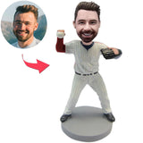 Ballspieler Kundenspezifische Bobbleheads mit graviertem Text