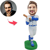 Baseballspieler Dodgers Kundenspezifische Bobbleheads mit graviertem Text