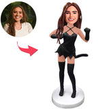 Cosplay Sexy Frau Kundenspezifische Bobbleheads mit eingraviertem Text