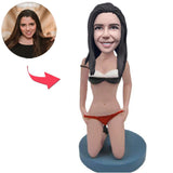 Sexy Dienstmädchen Kundenspezifische Bobbleheads mit eingraviertem Text