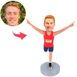 Individueller Name und Nummer des Athleten Kundenspezifische Bobbleheads addieren Text Bitte wenden Sie sich an den Kundendienst