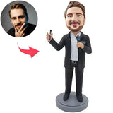 Sänger Mann benutzerdefinierte Wackelkopf Bobbleheads