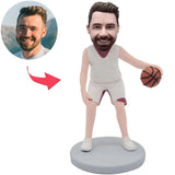 Basketball-Spieler-kundenspezifische Bobbleheads der Nr.-21 addieren Text