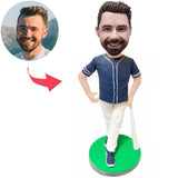 Coole baseballspieler Kundenspezifische Bobbleheads mit eingraviertem Text