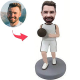 Und der weiße basketballspieler Kundenspezifische Bobbleheads mit eingraviertem Text