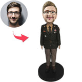 Sheriff Kundenspezifische Bobbleheads mit eingraviertem Text