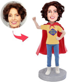 Super beste Mama benutzerdefinierte Bobbleheads mit Text