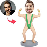 Mankini Kundenspezifische Bobbleheads addieren Text