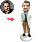 Chefarzt Benutzerdefinierte Bobbleheads mit eingraviertem Text