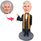 Priester kundenspezifische Bobbleheads Text hinzufügen